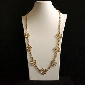 Robert Verdi Gold Tone Floral Necklace